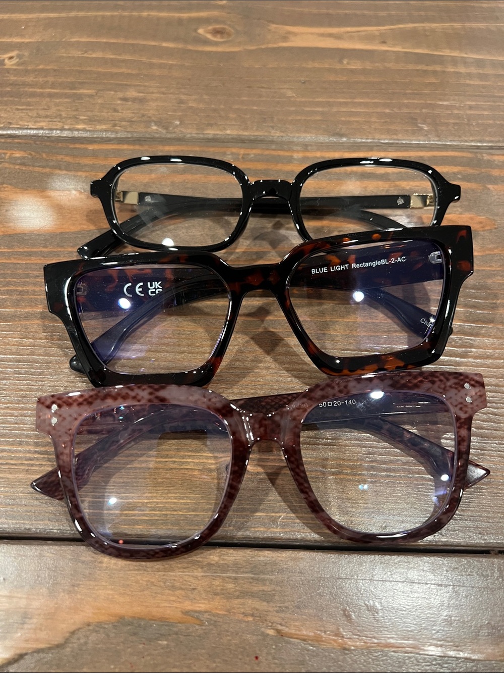 Women’s Blue Light Blocking Glasses - set of 3